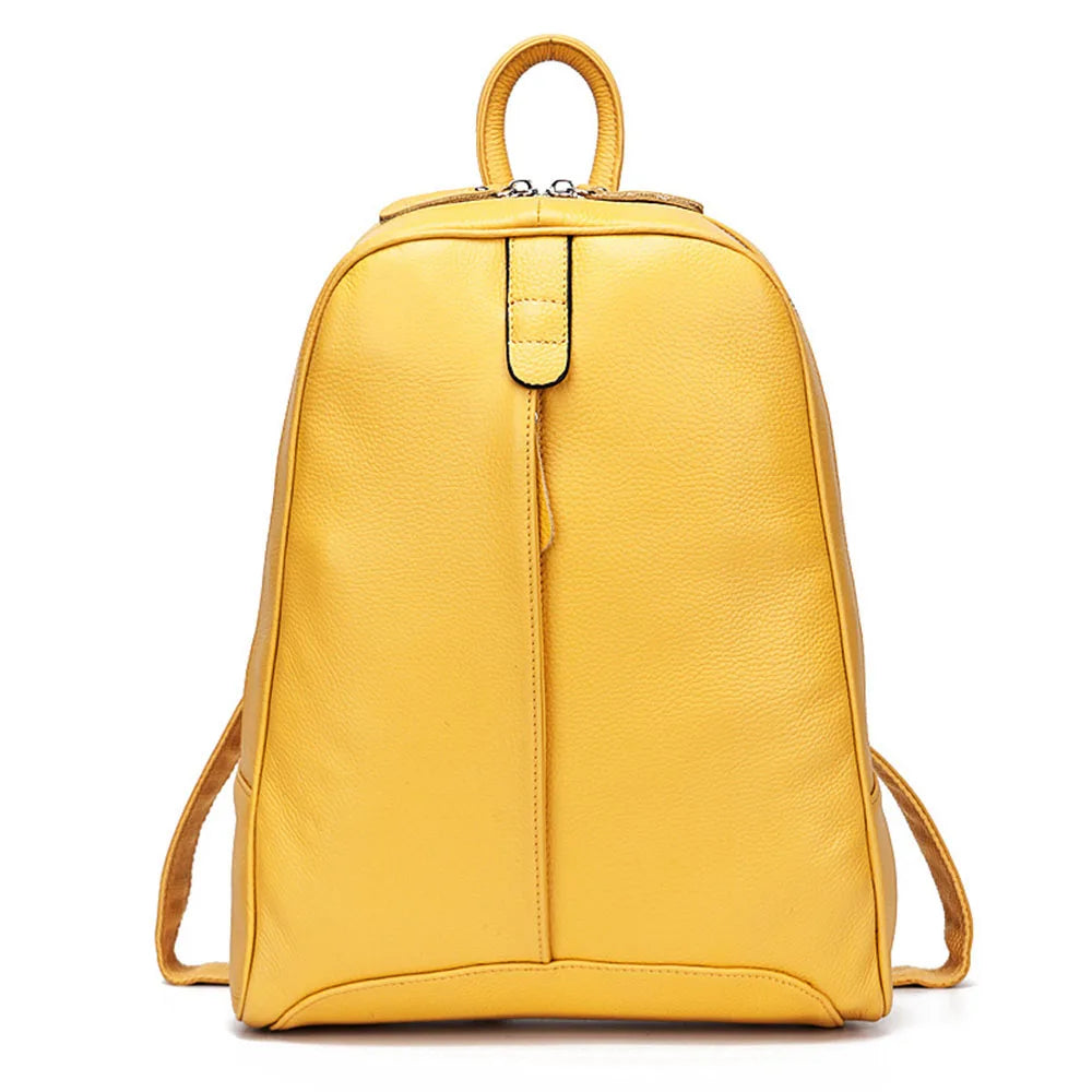 Genuine Leather Laptop Backpack