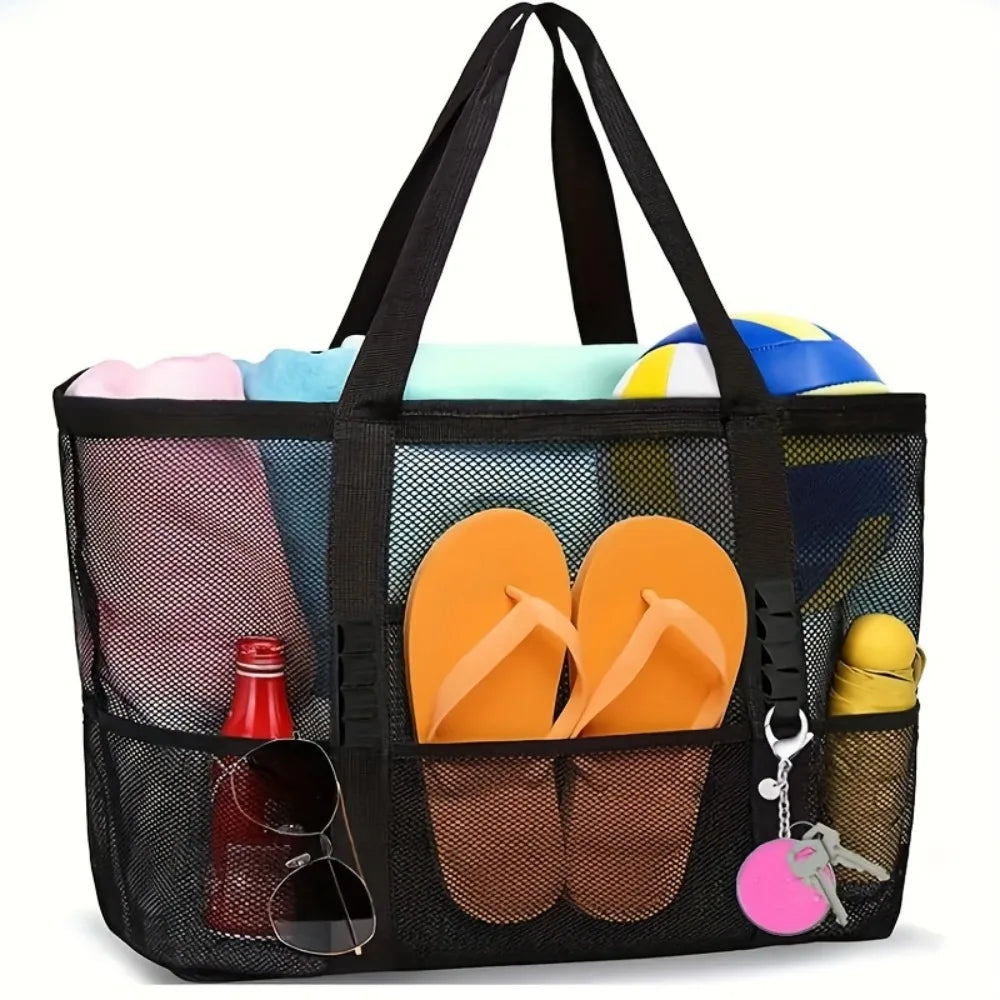 Large Waterproof Mesh Beach Tote