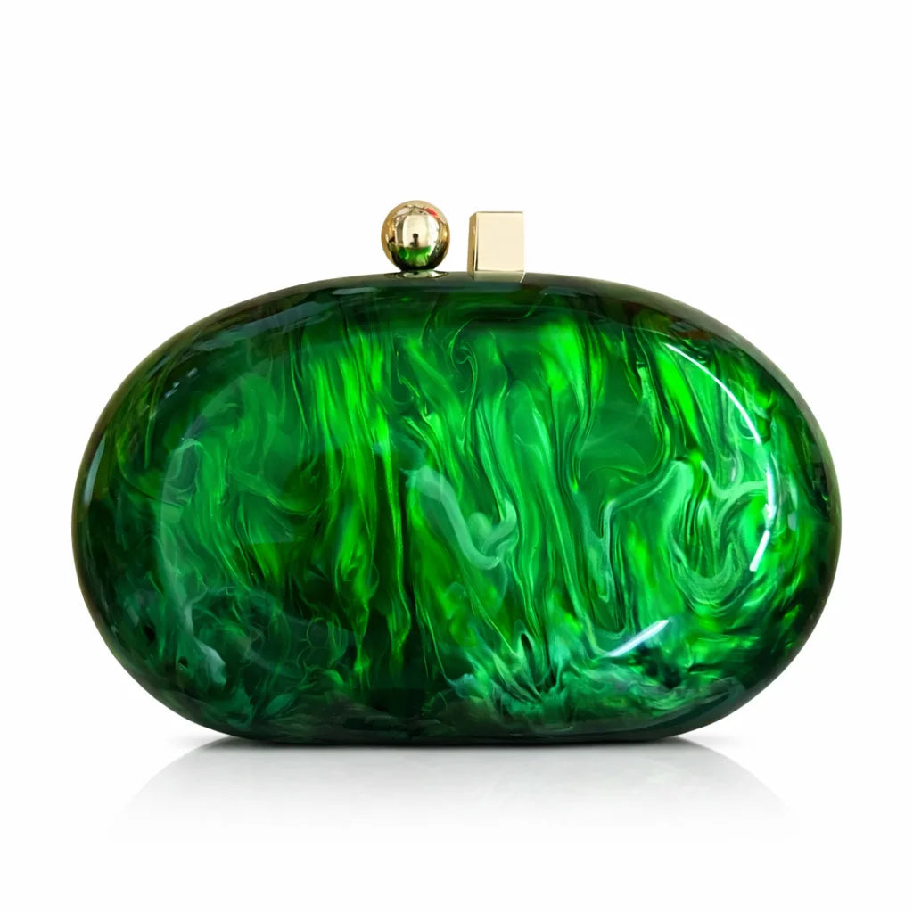 Colorful Acrylic Evening Box Clutch