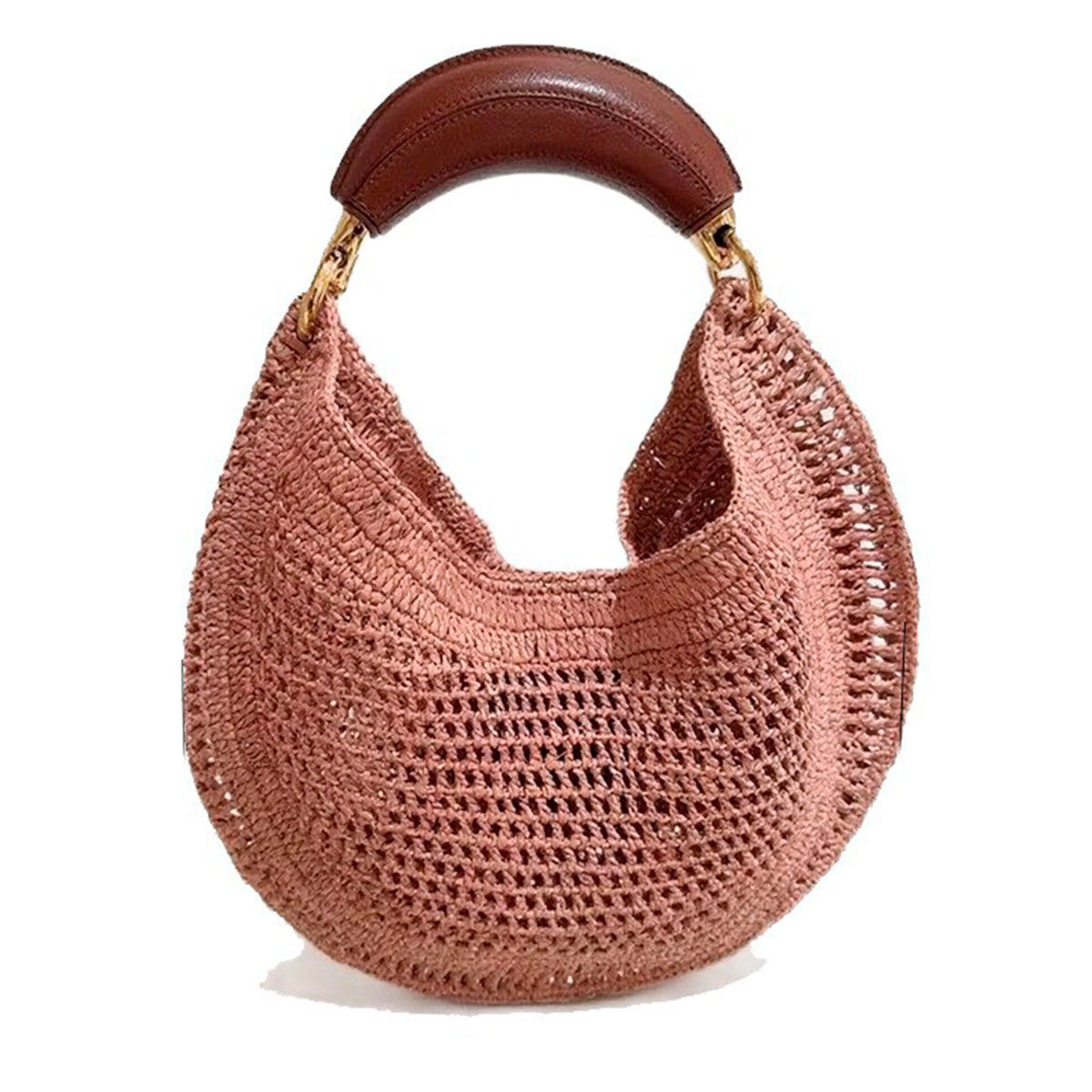 Colorful Woven Summer Hobo Bag