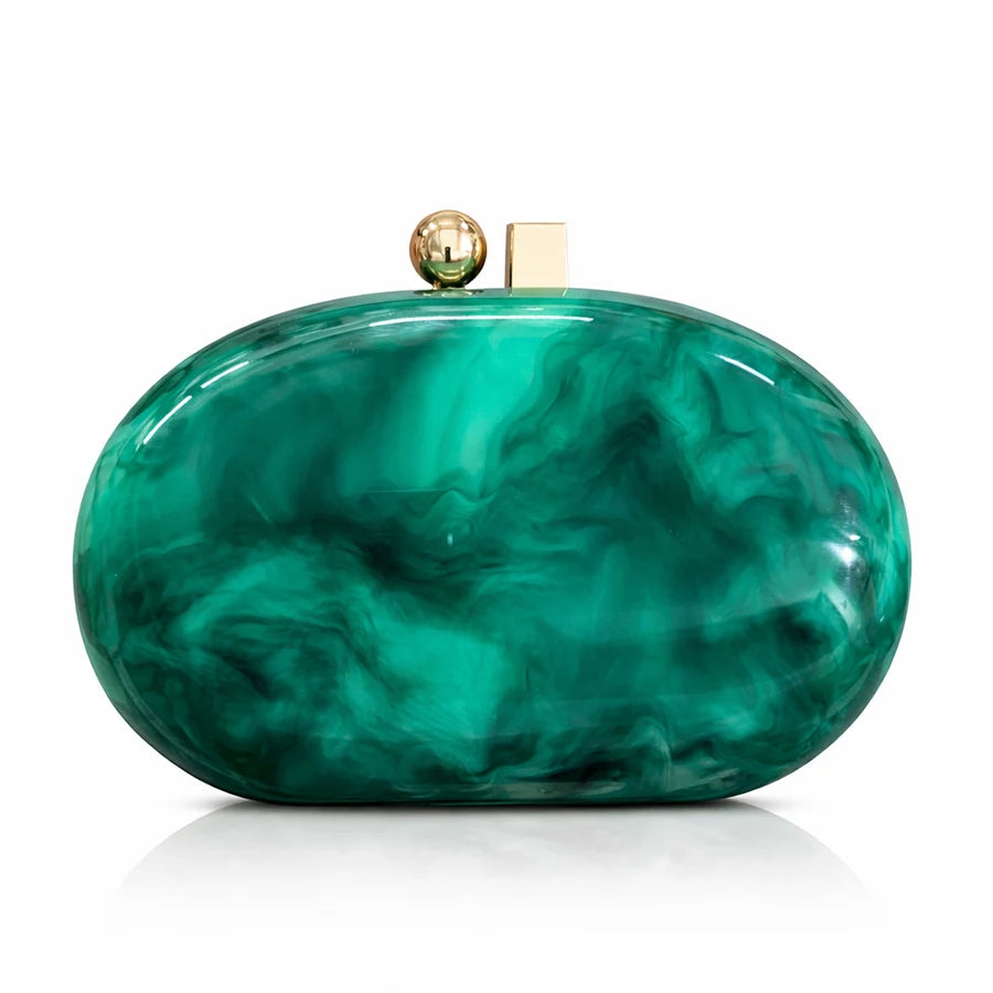 Colorful Acrylic Evening Box Clutch