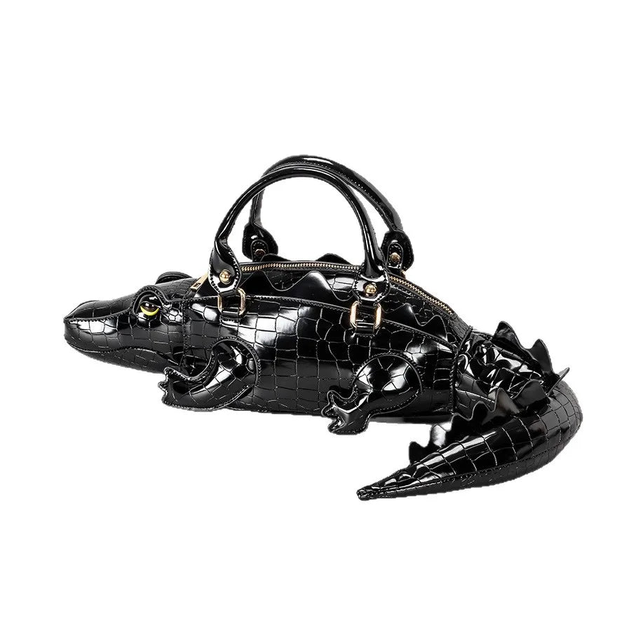 Luxury Crocodile Shoulder Tote Bag