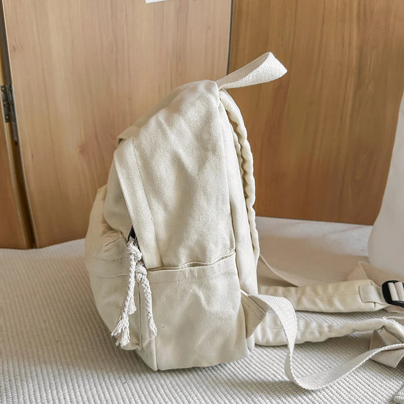 Small Cotton Canvas Backpack