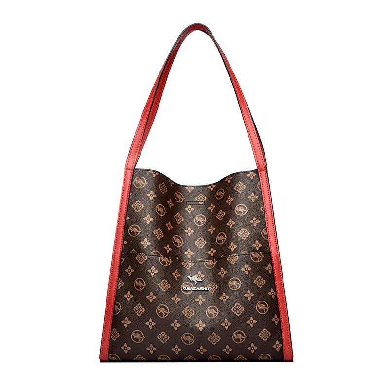 Luxury Leather Shoulder Tote