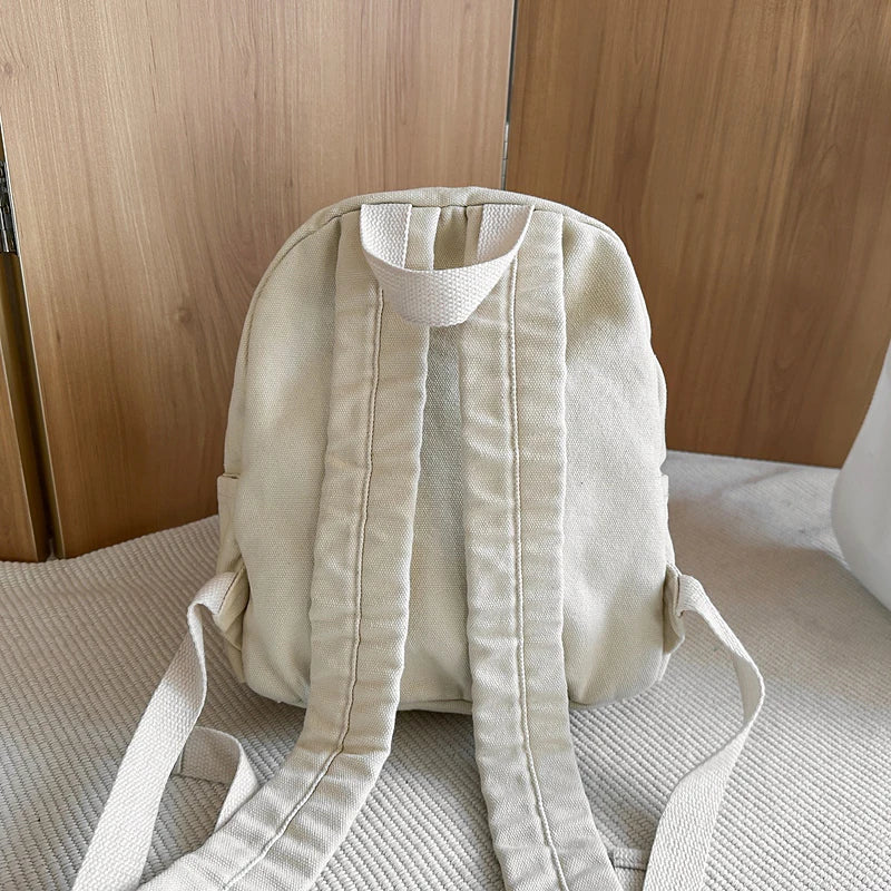 Small Cotton Canvas Backpack