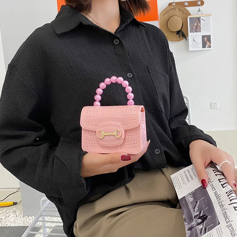 Crocodile Jelly Mini Crossbody Bag