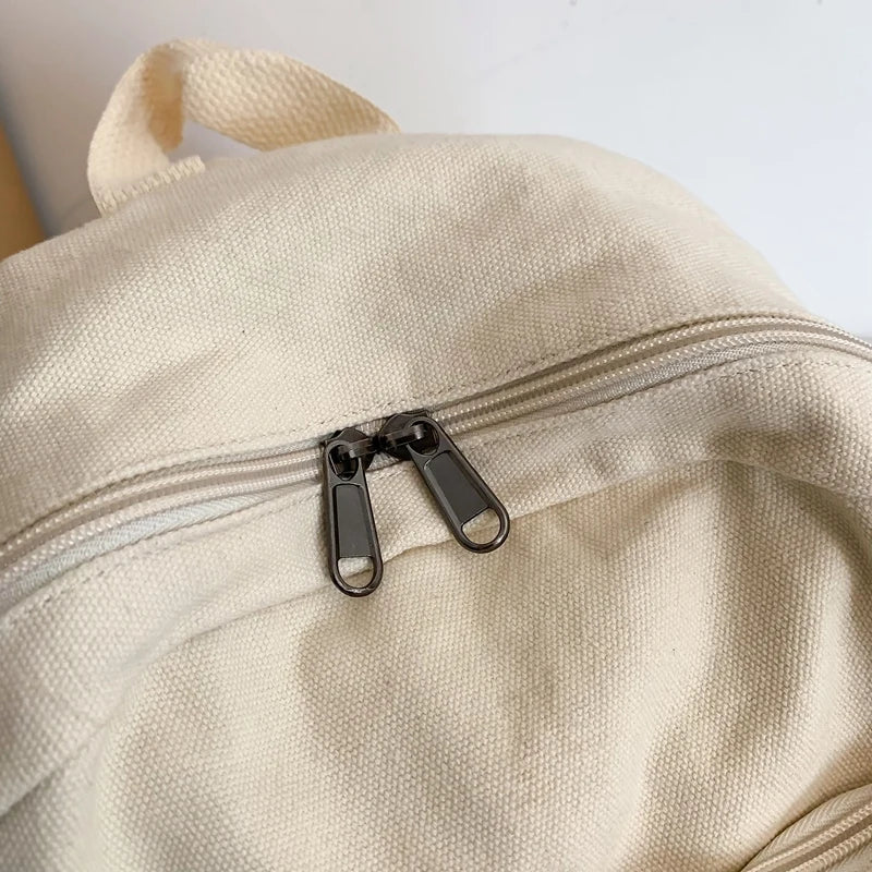 Casual Canvas School Backpack