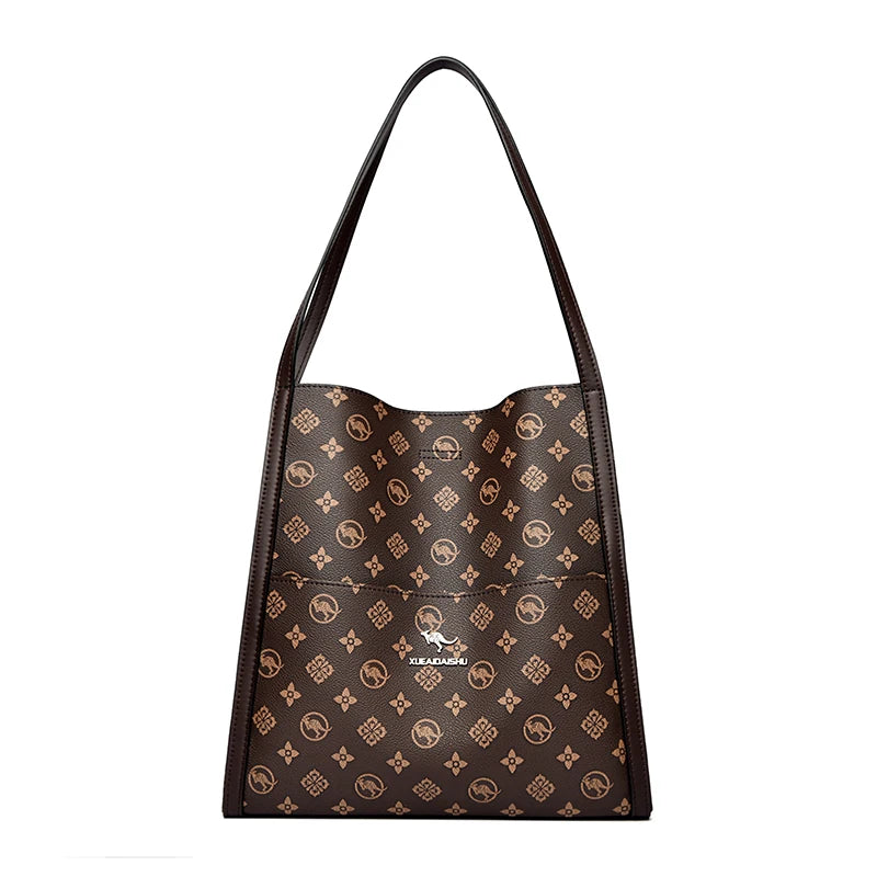 Luxury Leather Shoulder Tote