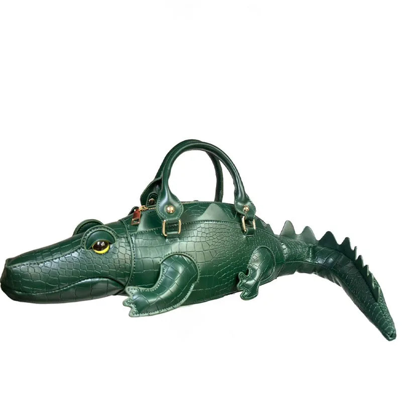 Luxury Crocodile Shoulder Tote Bag