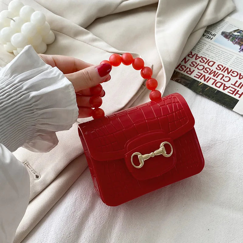 Crocodile Jelly Mini Crossbody Bag