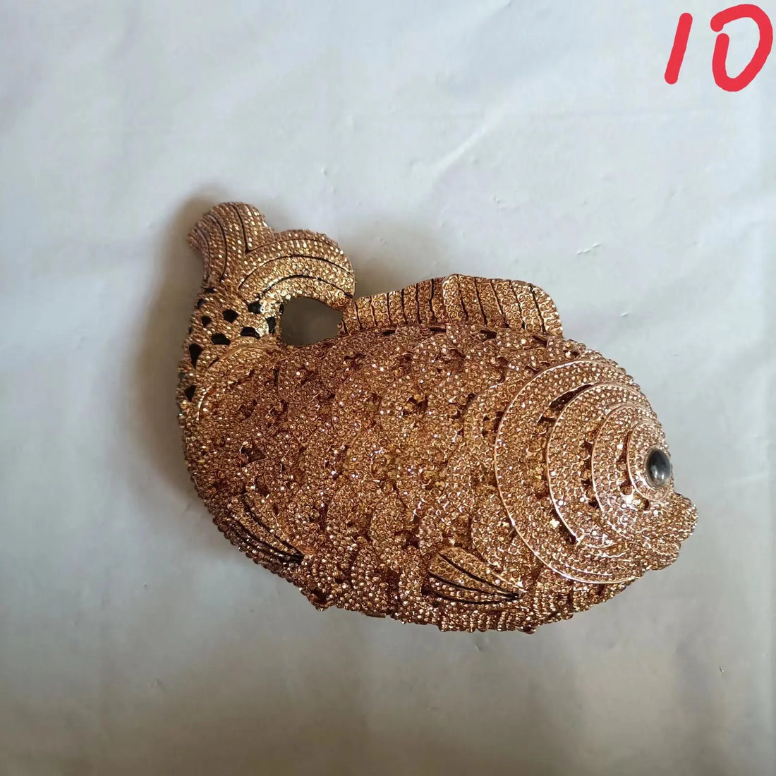 XIYUAN Fish Shape Women rhinestones Purse Evening Bags Diamond Metal Clutches Bags Wedding Party Minaudiere Purses and Handbags