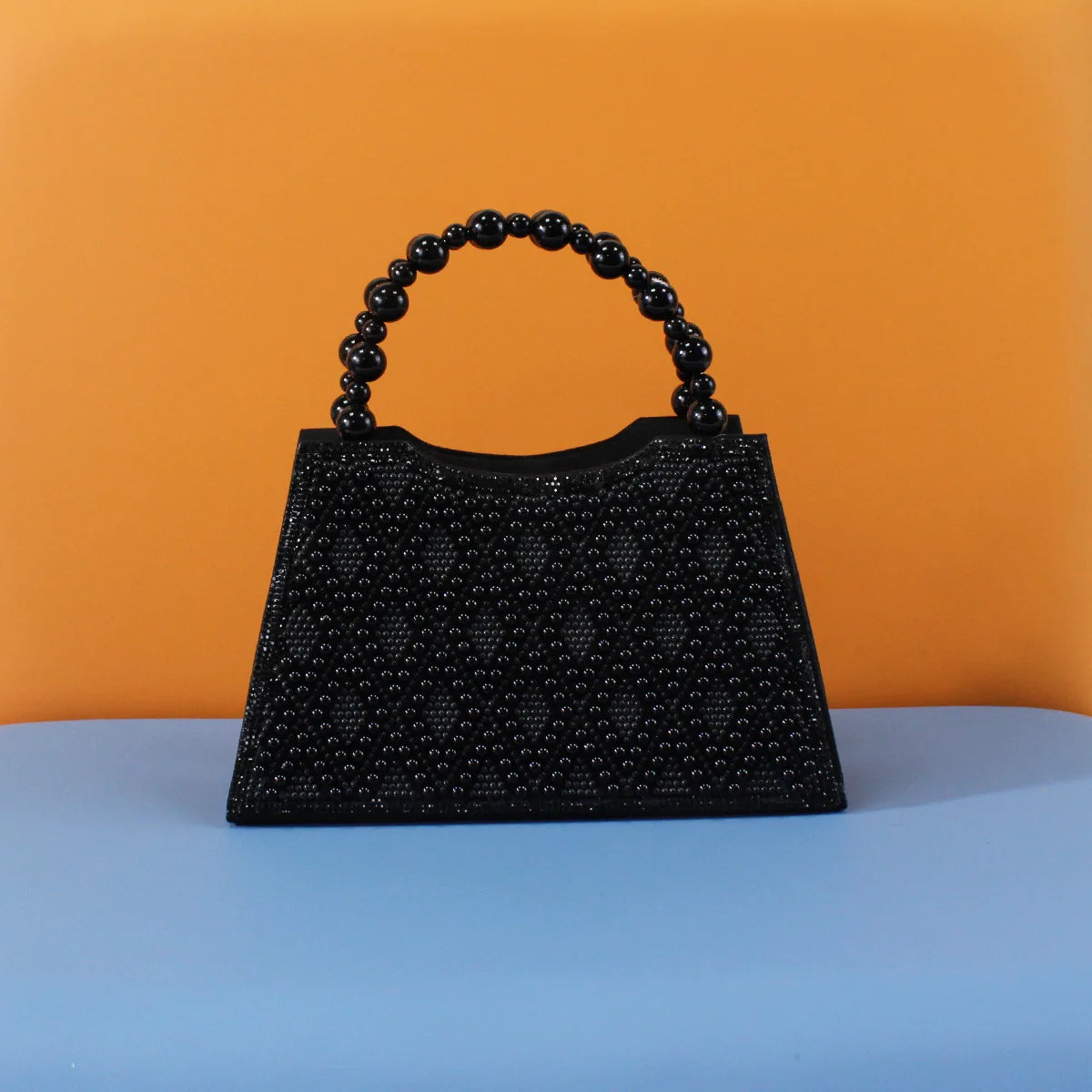 Luxury Pearl Diamond Evening Clutch
