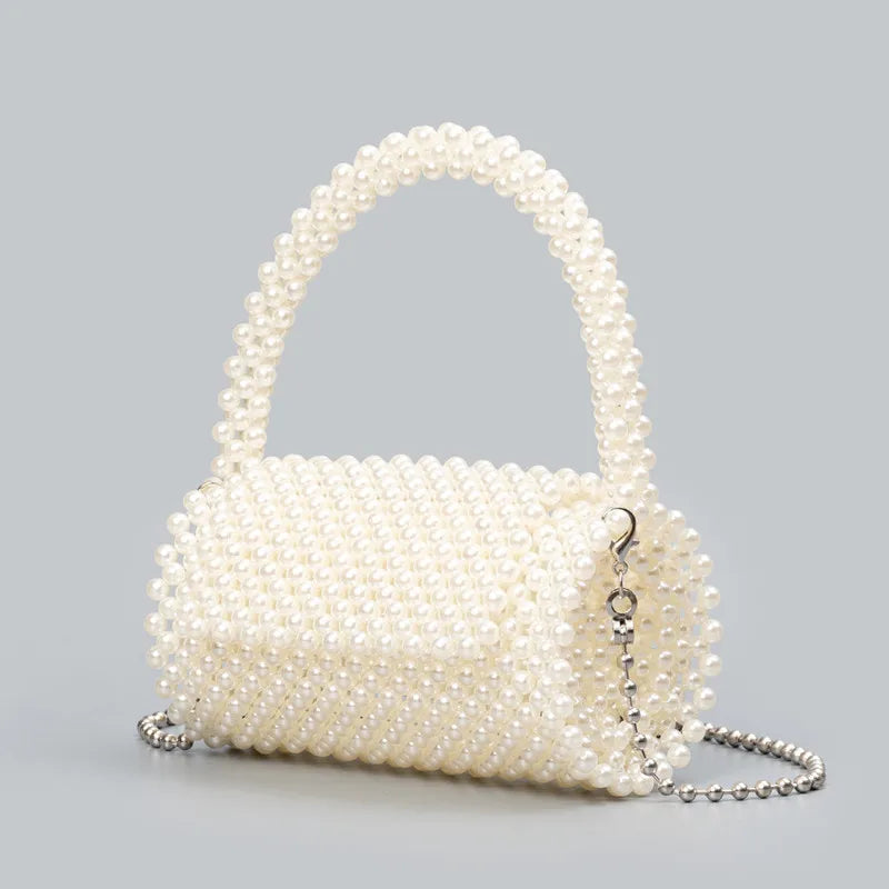 Handmade Beaded Cylinder Evening Clutch