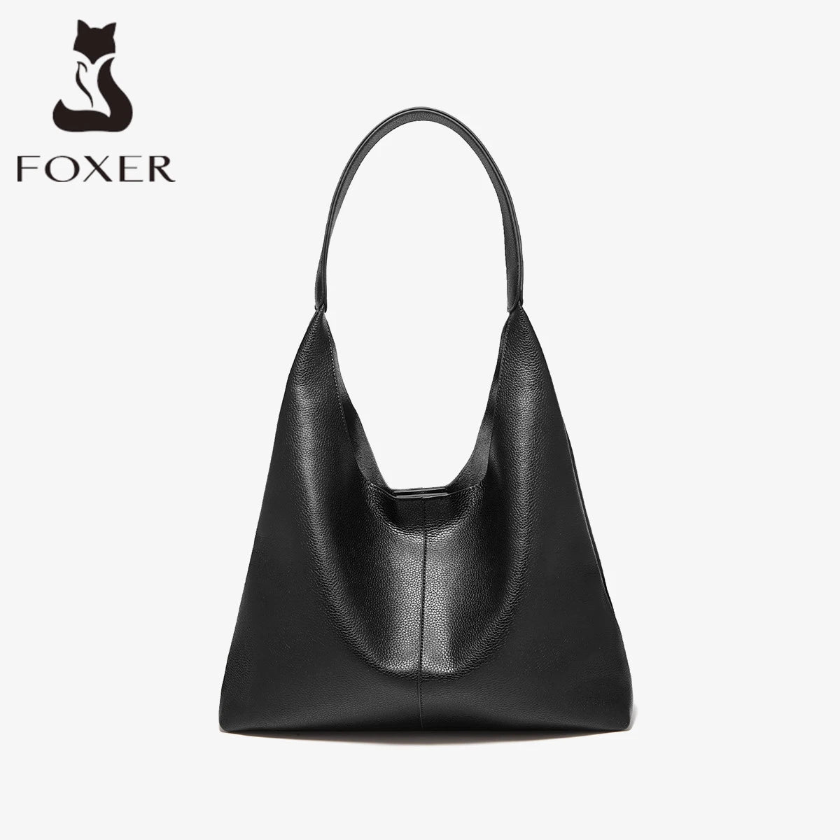 Minimalist Leather Underarm Hobo Bag