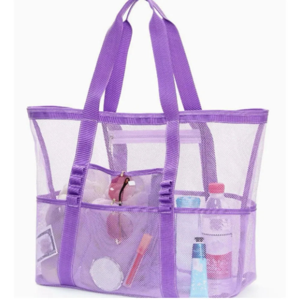 Large Waterproof Mesh Beach Tote