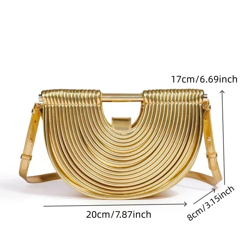 Luxury Moon Hobo Handbag