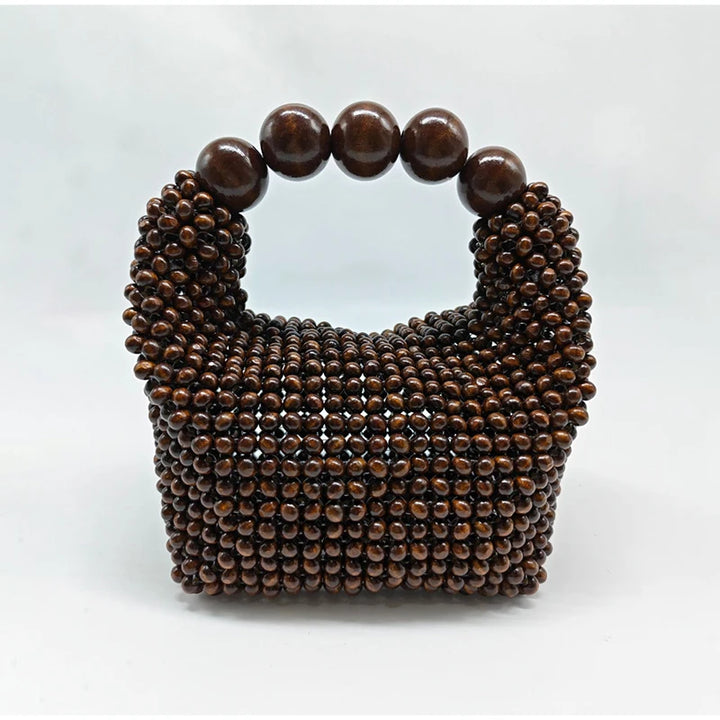 French Beaded Pearl Evening Bag