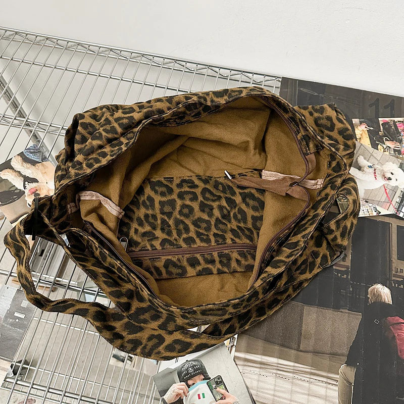 Camouflage Canvas Crossbody Tote