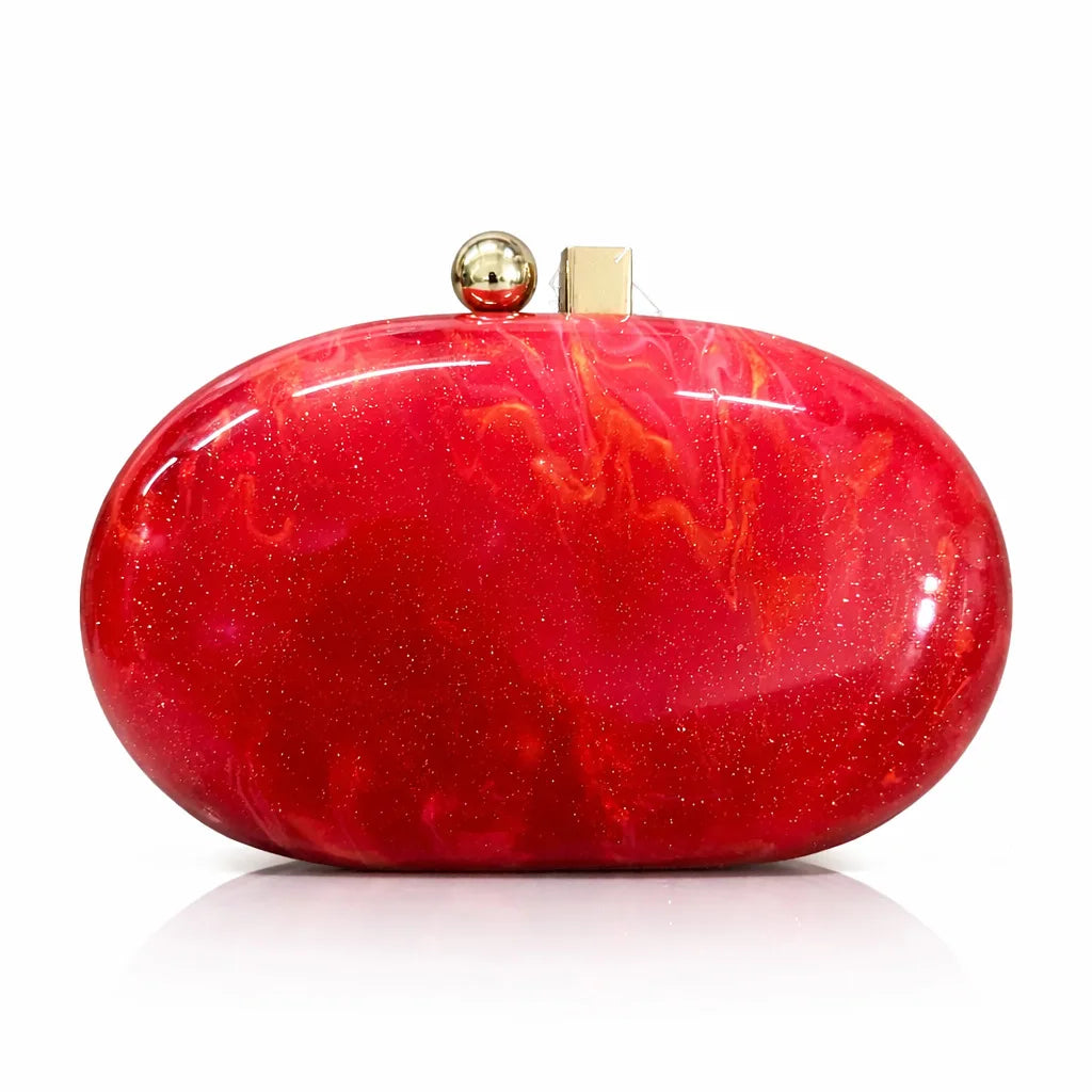 Colorful Acrylic Evening Box Clutch
