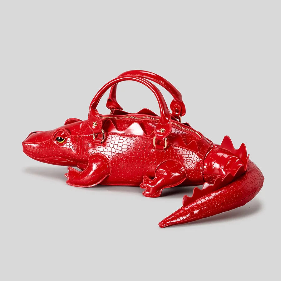 Luxury Crocodile Shoulder Tote Bag