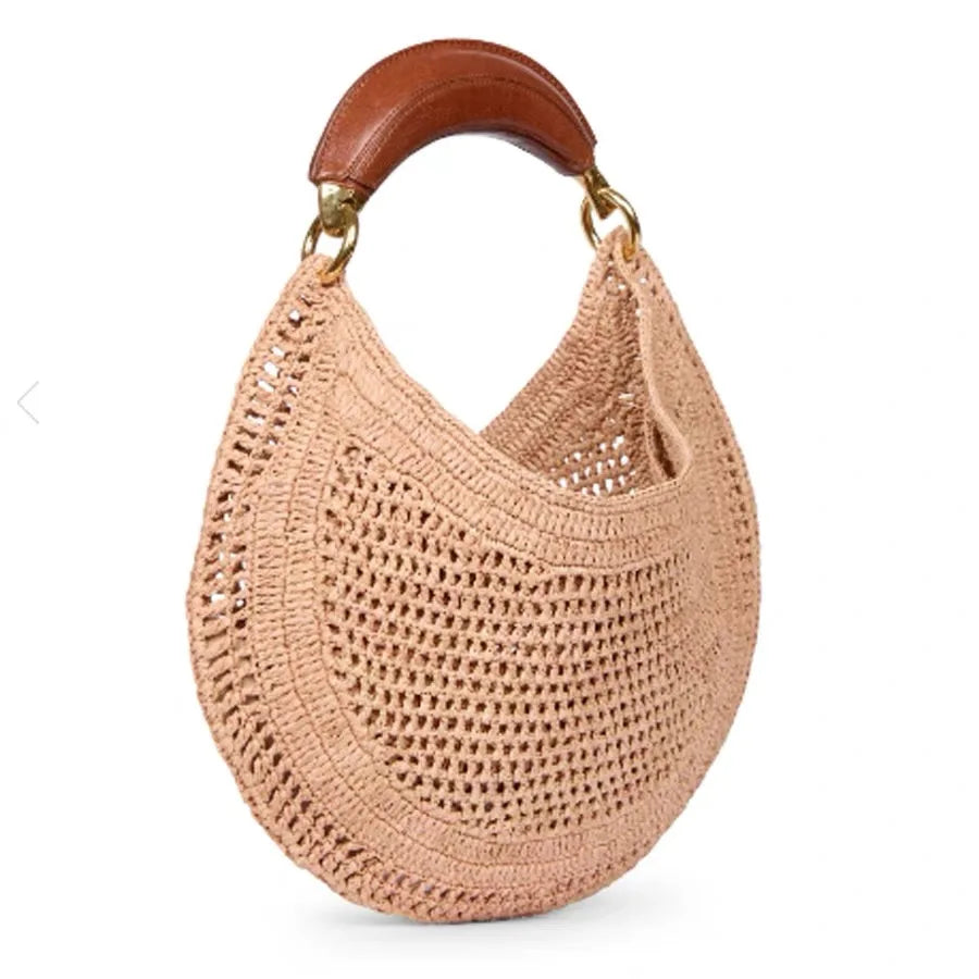Colorful Woven Summer Hobo Bag