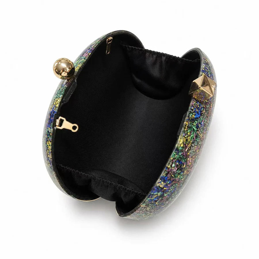 Colorful Acrylic Evening Box Clutch