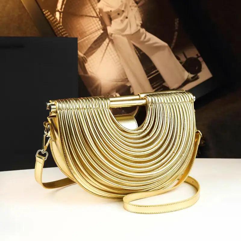 Luxury Moon Hobo Handbag