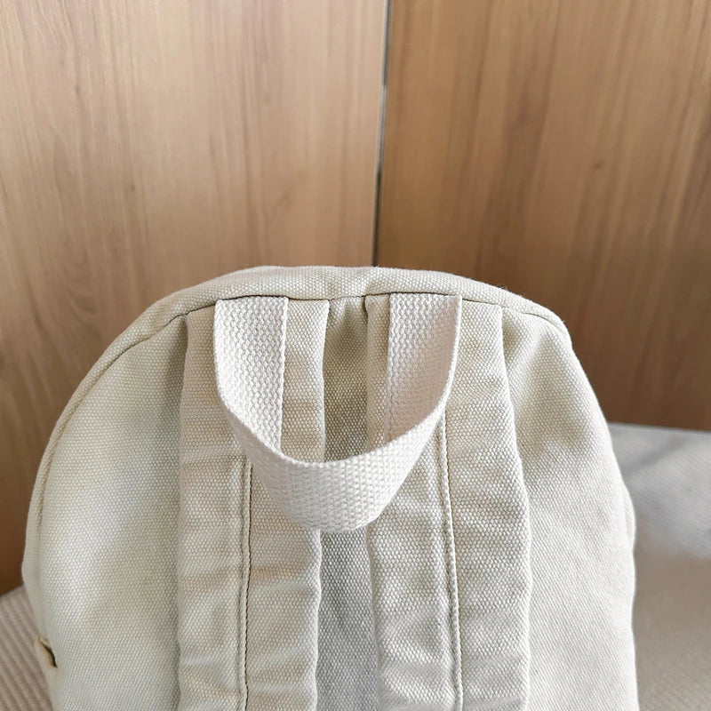 Small Cotton Canvas Backpack