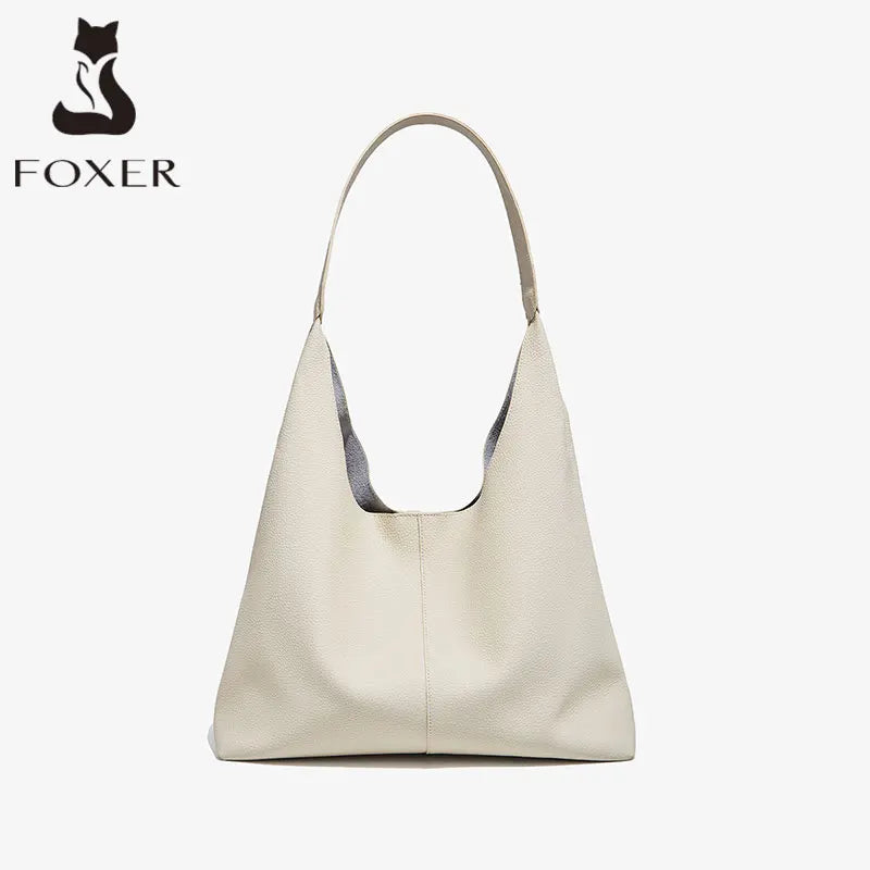 Minimalist Leather Underarm Hobo Bag