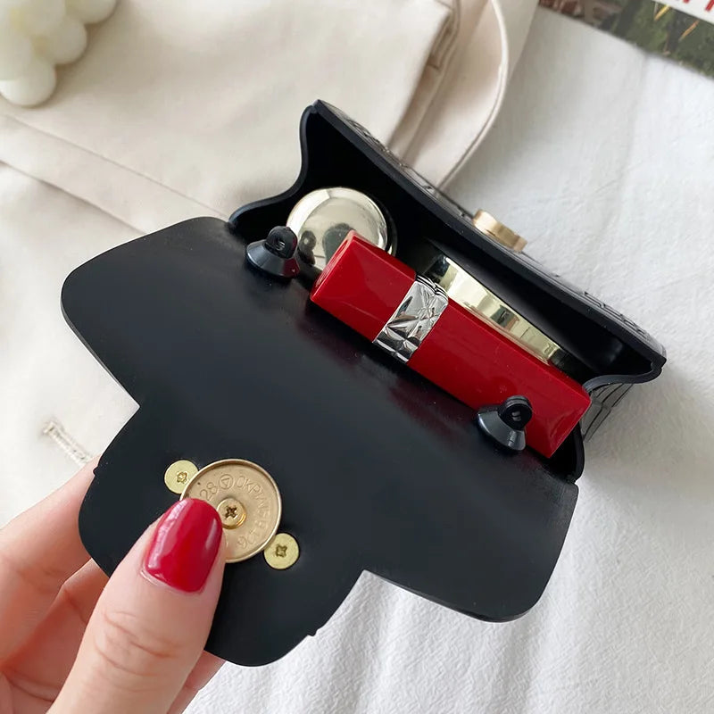 Crocodile Jelly Mini Crossbody Bag
