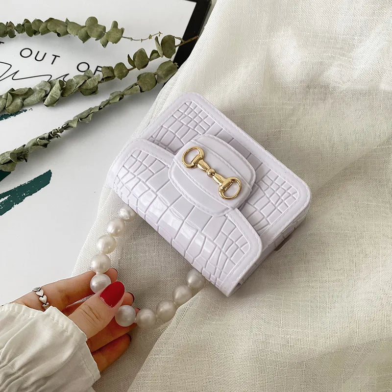 Crocodile Jelly Mini Crossbody Bag