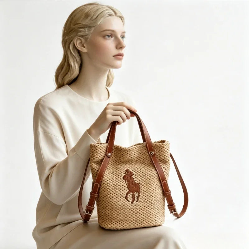 Trendy Letter Logo Crossbody Handbag For Stylish Women With Fashionable Large Capacity And Commuter Feature
