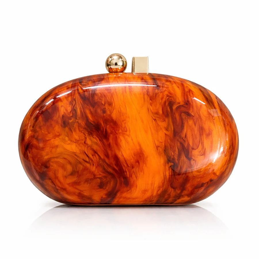 Colorful Acrylic Evening Box Clutch