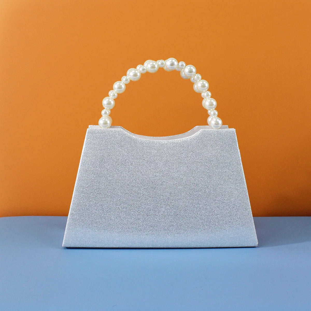 Luxury Pearl Diamond Evening Clutch