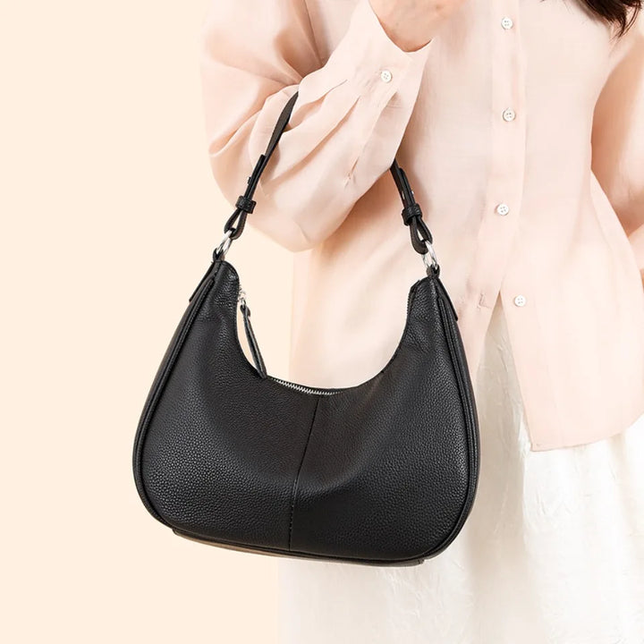 Genuine Leather Underarm Shoulder Bag