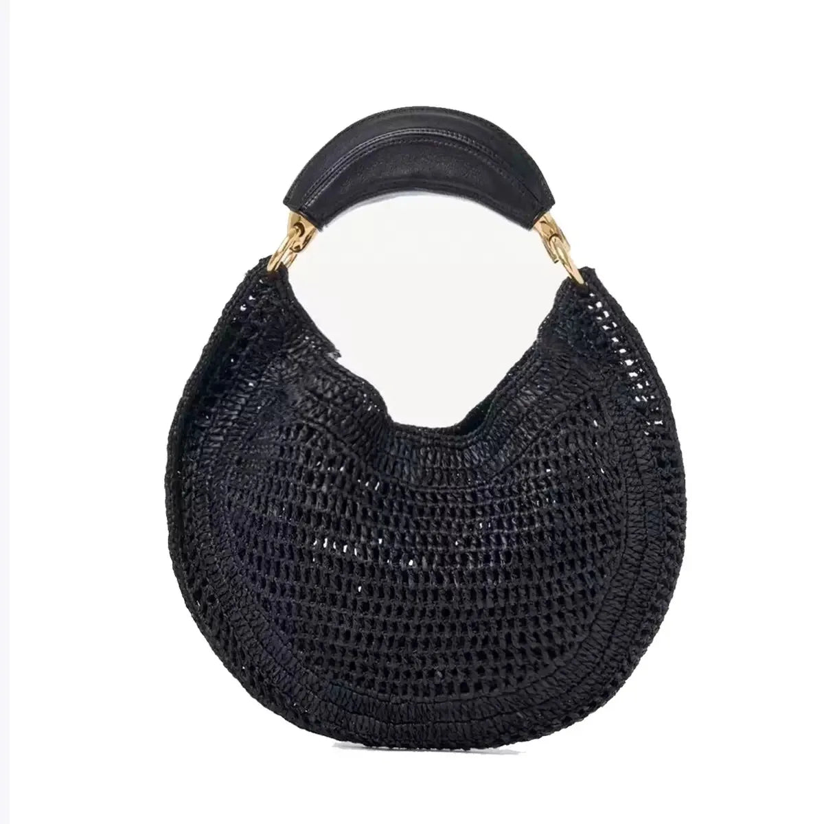 Colorful Woven Summer Hobo Bag
