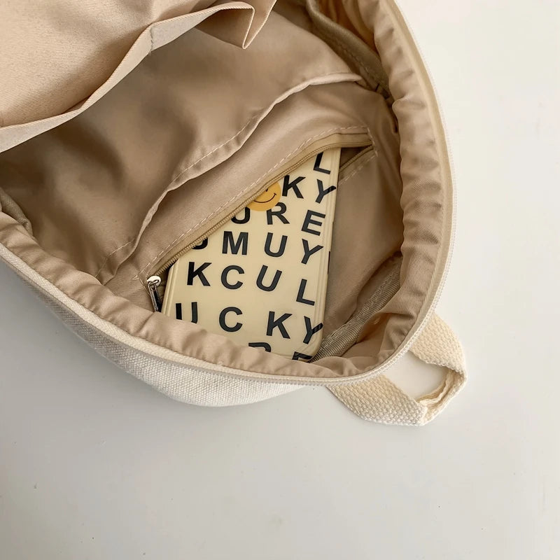 Casual Canvas School Backpack