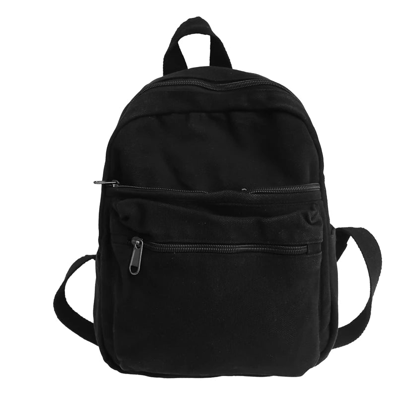 Casual Canvas School Backpack