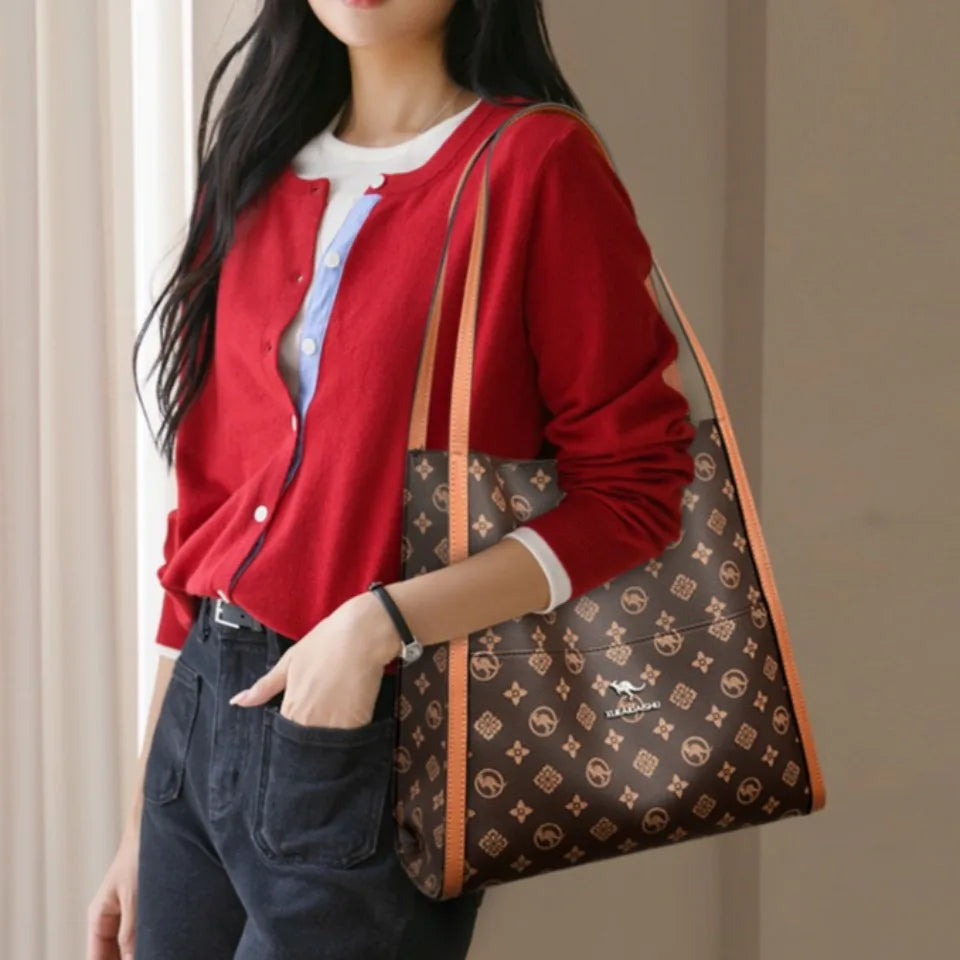 Luxury Leather Shoulder Tote