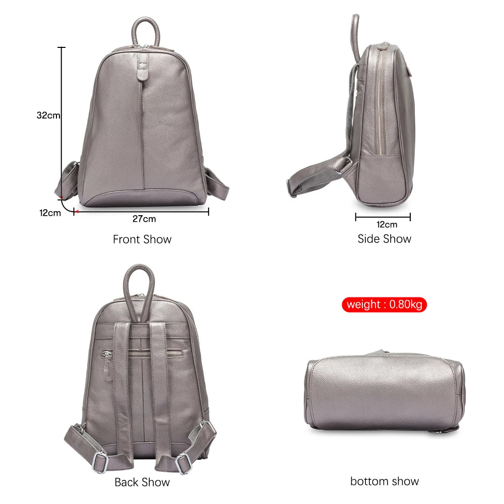 Genuine Leather Laptop Backpack