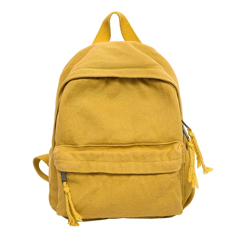 Small Cotton Canvas Backpack