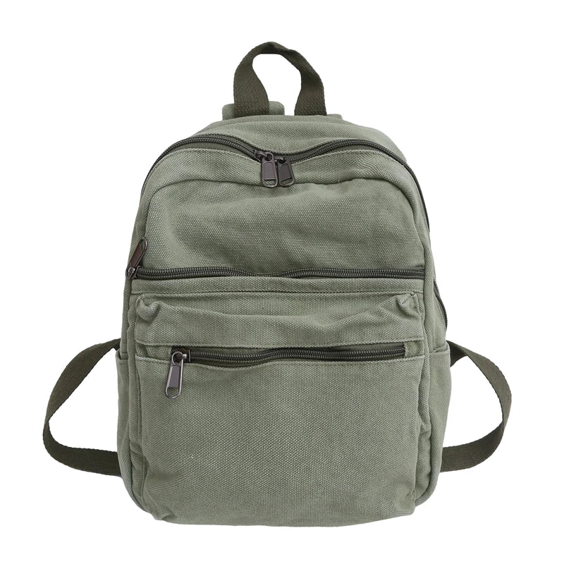 Casual Canvas School Backpack