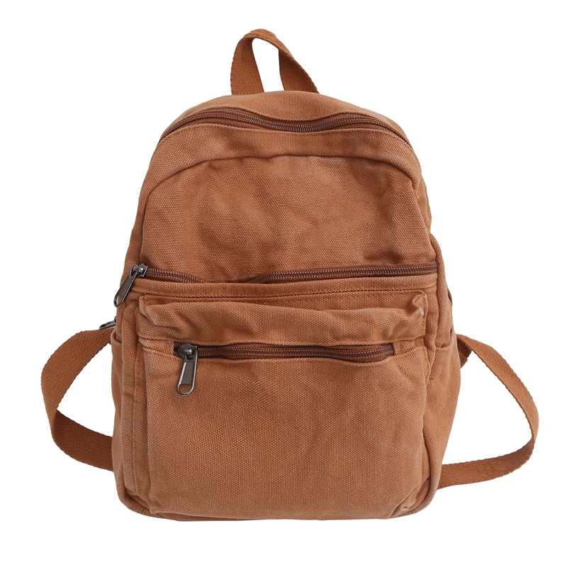 Casual Canvas School Backpack
