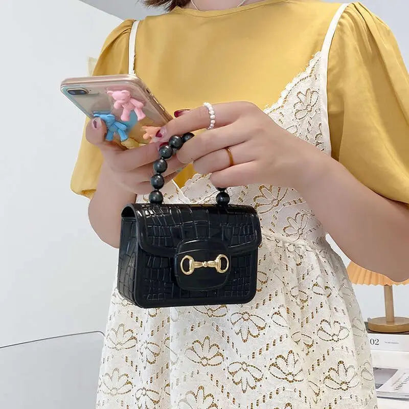 Crocodile Jelly Mini Crossbody Bag