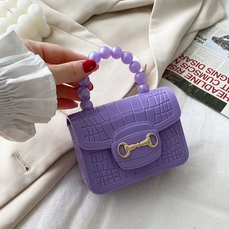 Crocodile Jelly Mini Crossbody Bag