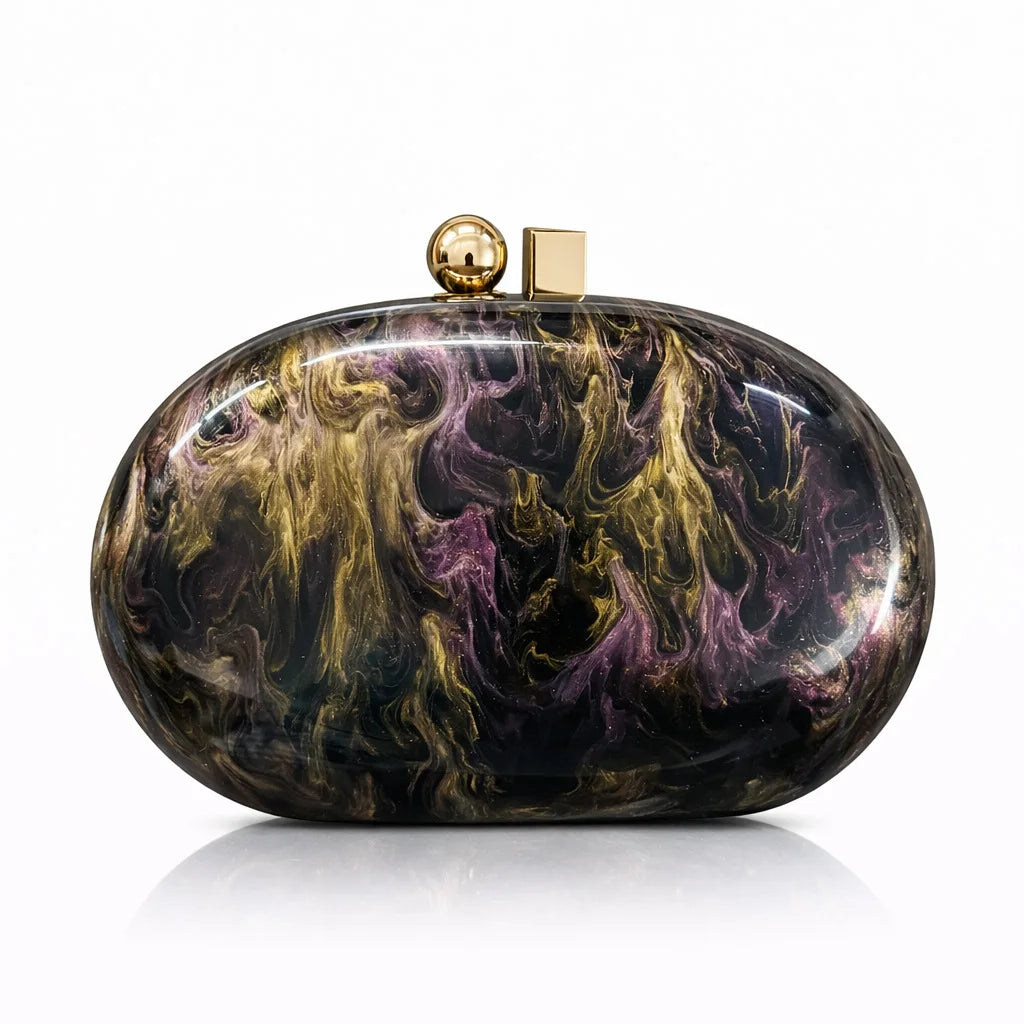 Colorful Acrylic Evening Box Clutch