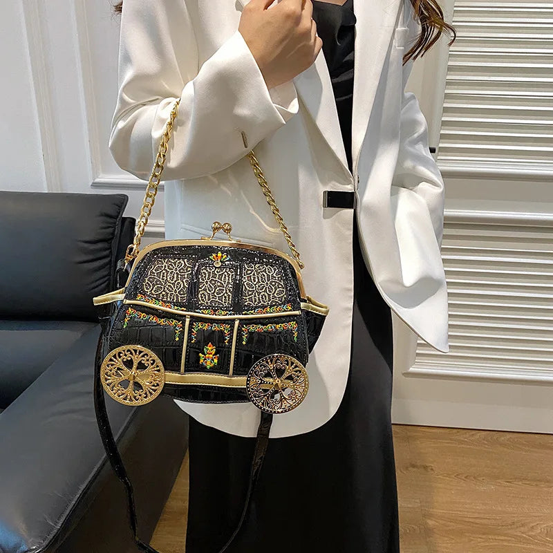 Novelty Car Shape Crossbody Bag