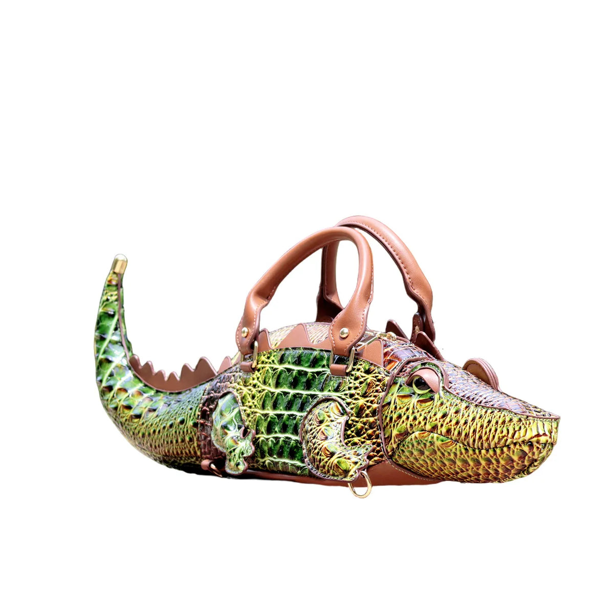 Luxury Crocodile Shoulder Tote Bag