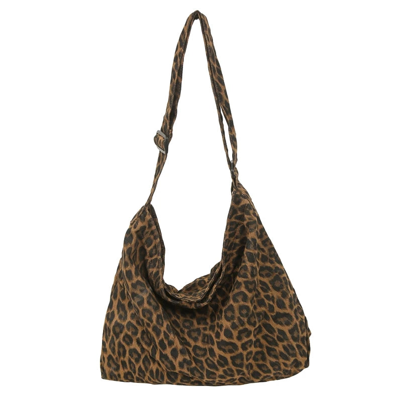 Camouflage Canvas Crossbody Tote