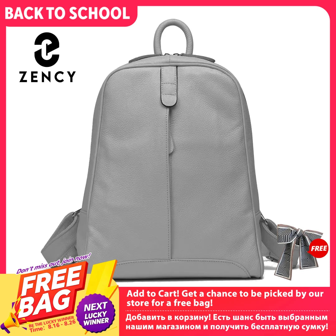 Genuine Leather Laptop Backpack